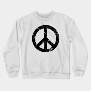 Peace Grunge (white shirt) Crewneck Sweatshirt